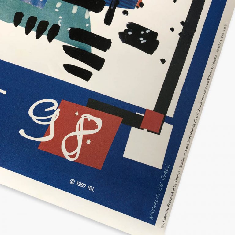 Affiche Officielle Coupe Du Monde 98 – France – Ville De Toulouse – Originale