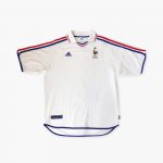 Maillot équipe de France Adidas Euro 2000 blanc