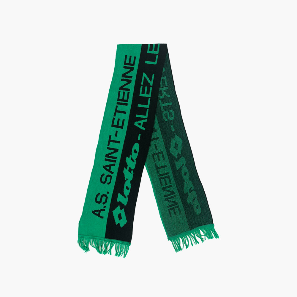 Écharpe Officielle AS Saint-Étienne - Supporter ASSE, 100% Acrylique, Taille 140 Cm, Collection Licenciée