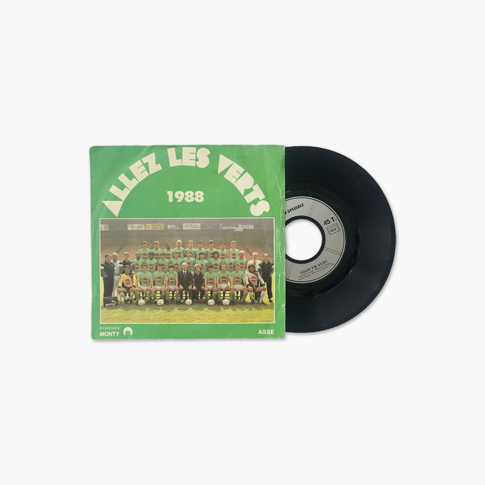 Vinyle ASSE Allez les verts 45 tours - 1988