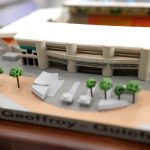 Grande maquette stade Geoffroy Guichard - 20 cm