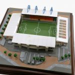 Grande maquette stade Geoffroy Guichard - 20 cm