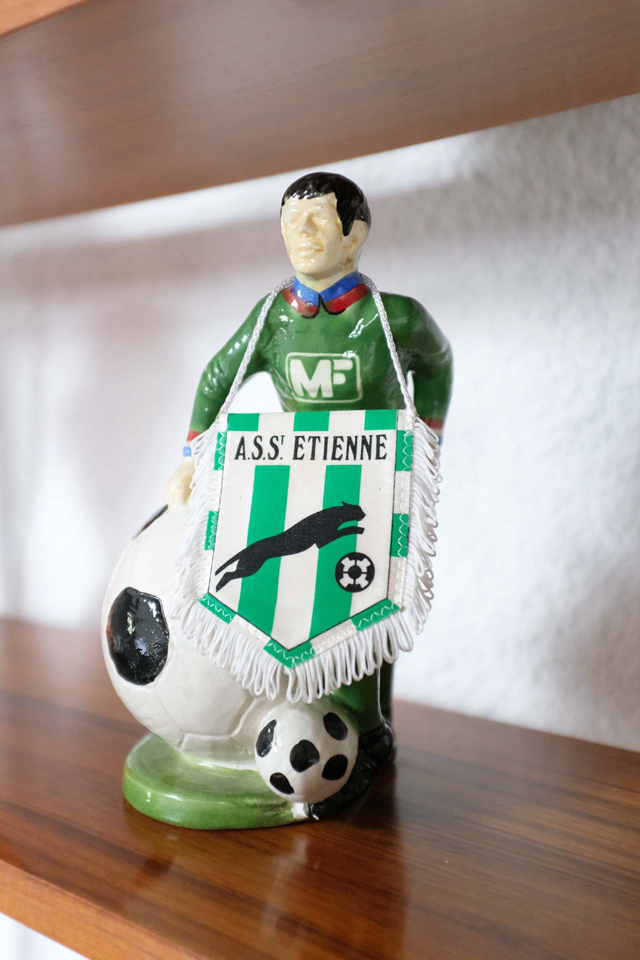 Fanion ASSE Saint-Étienne – Vintage, état Comme Neuf (avant 2000)