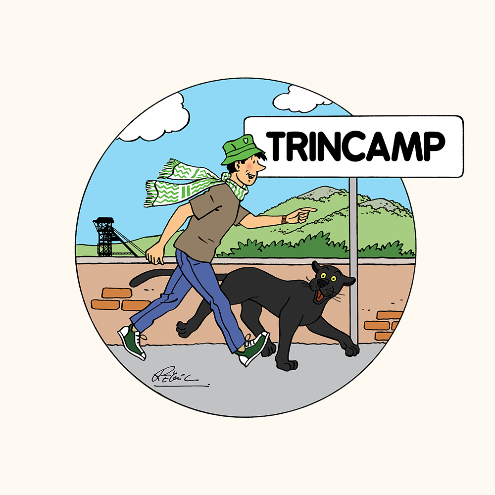 Pré-commandez votre t-shirt TRINCAMP avec le dessin bande-dessinées de Régric.