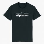 t-shirt stéphanois monochrome