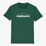 T-shirt Stéphanois monochrome vert
