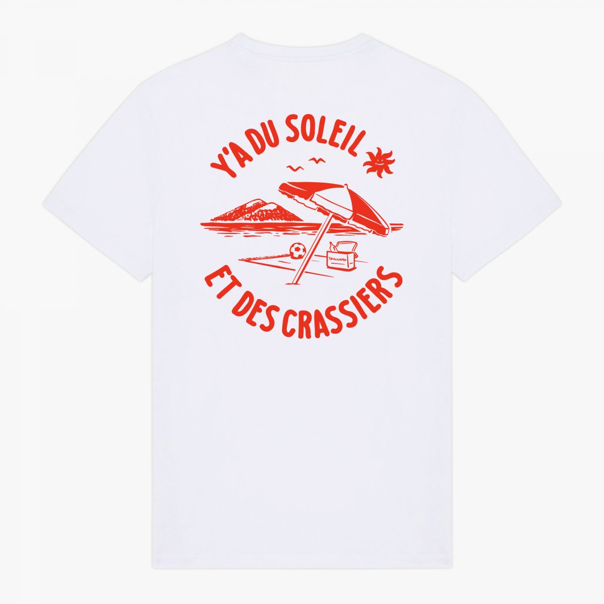 T-shirt Sainté Beach rouge