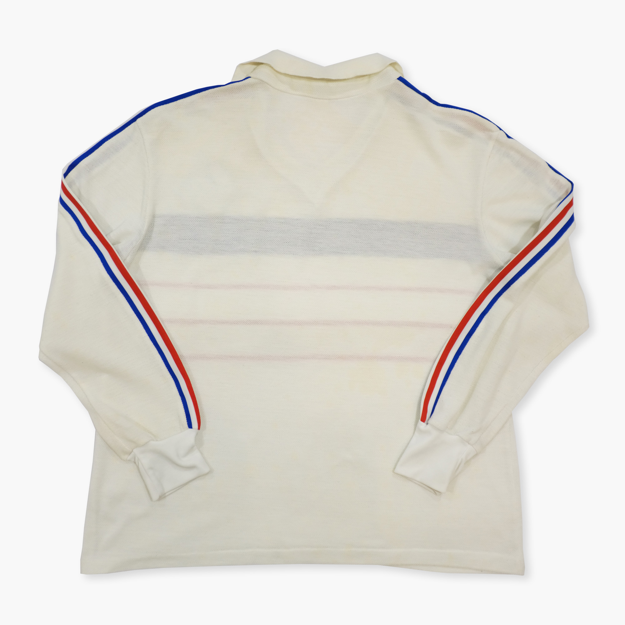 Maillot Euro 84 blanc équipe de france vintage maillot euro 84 blanc