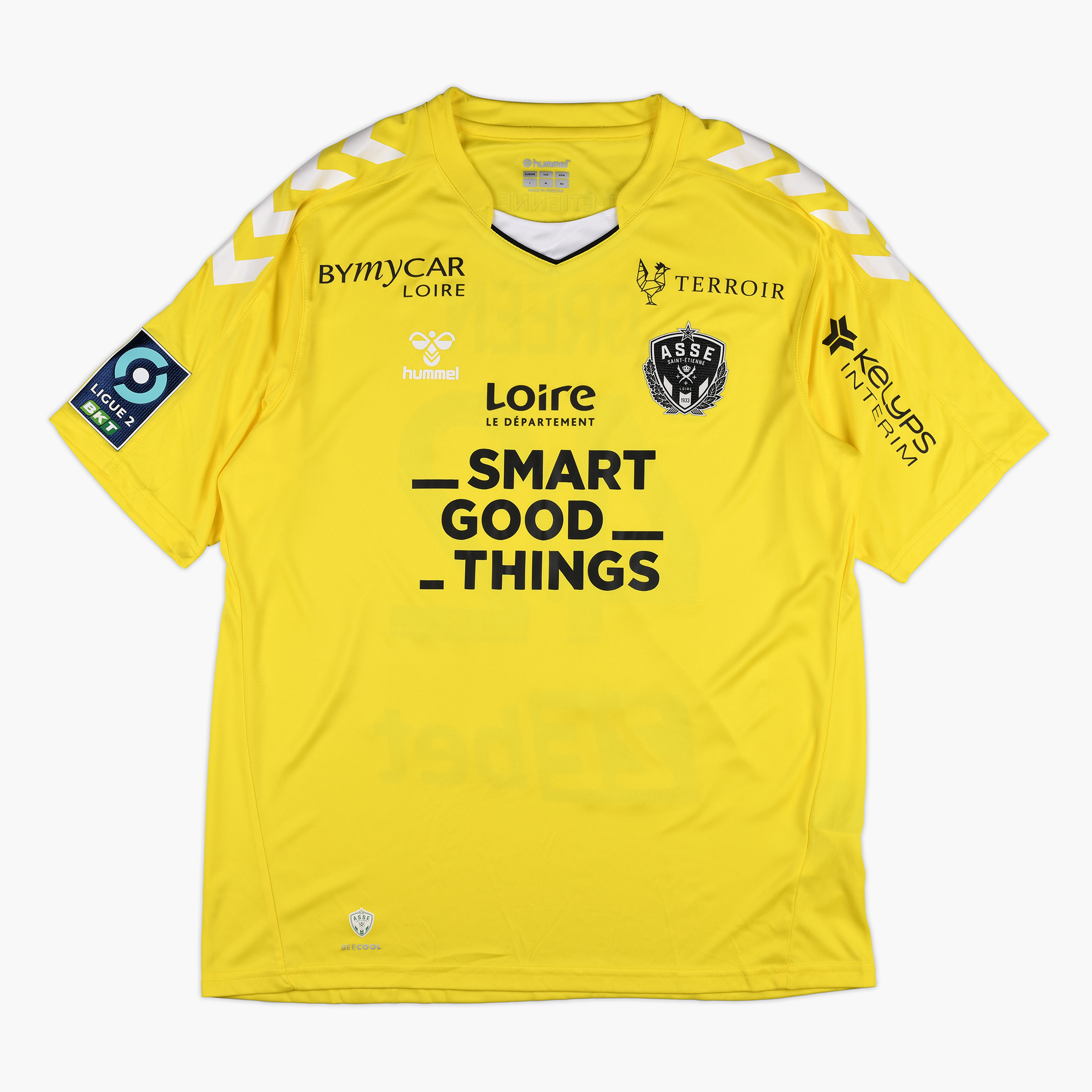 Maillot Officiel AS Saint-Étienne 2024/2025 Hummel | T-shirt Respirant 100% Polyester - Unisexe