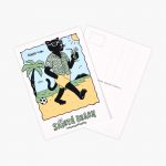 carte postale panthère sainté beach