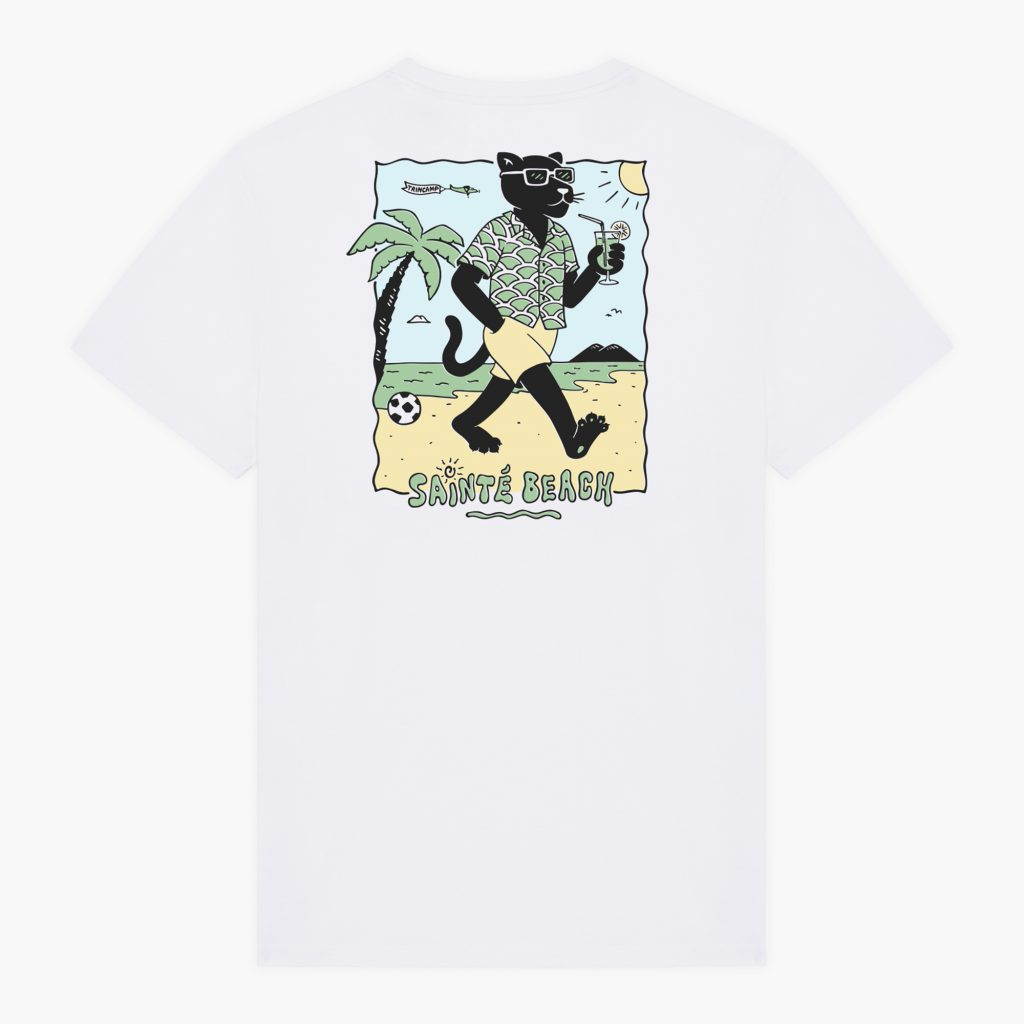 t-shirt panthère sainté beach