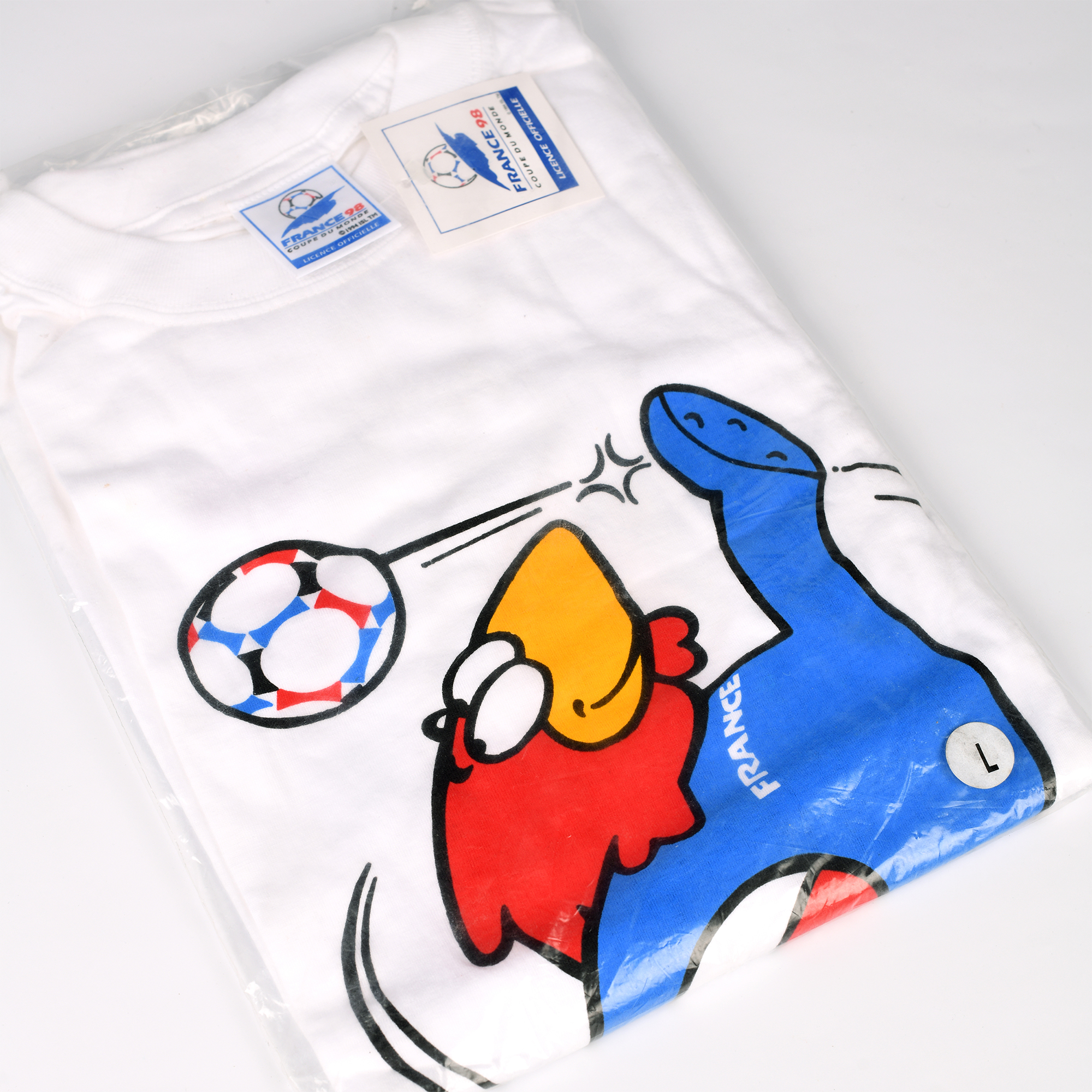 t-shirt footix france 98