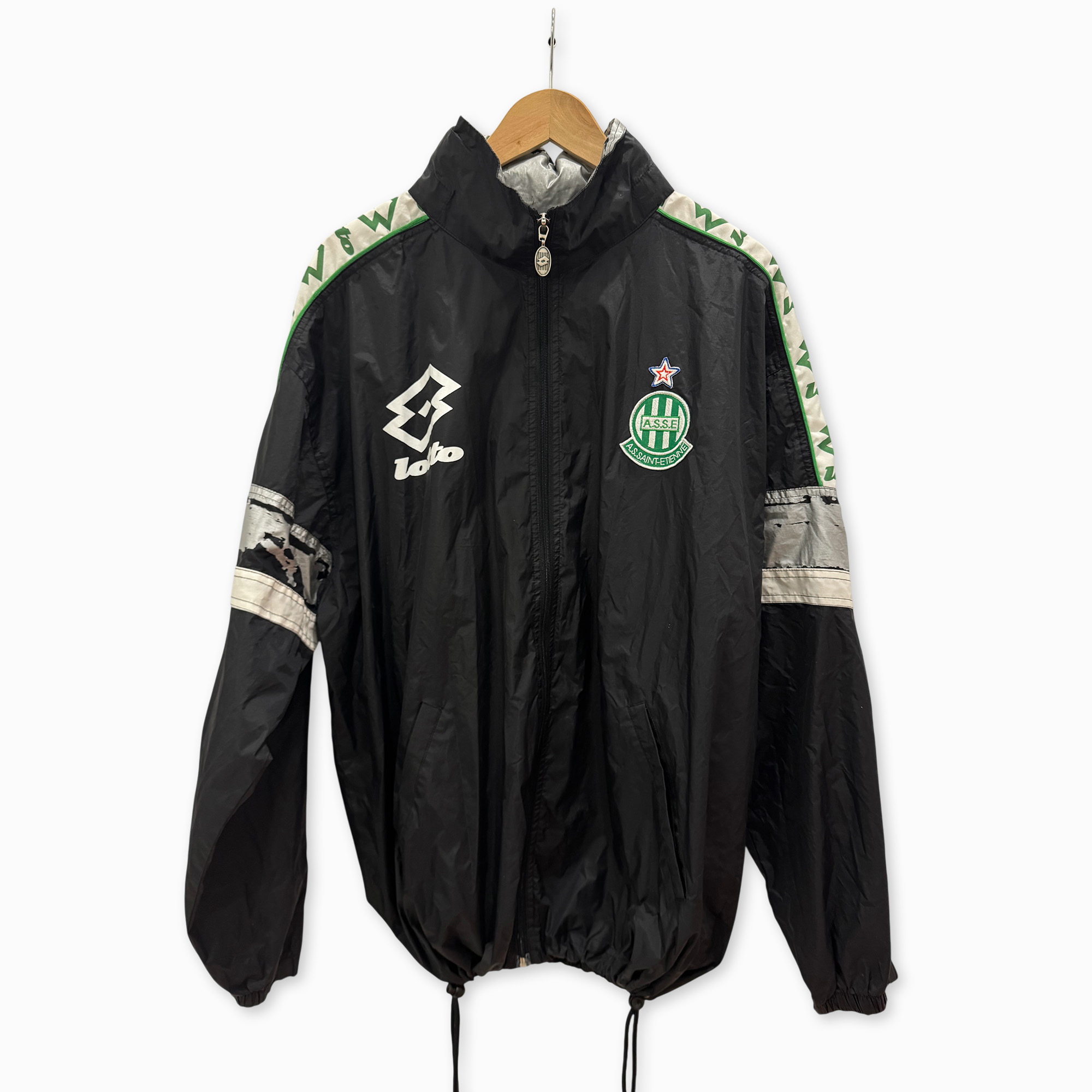 Coupe-vent ASSE vintage Lotto - 1996-1997 coupe-vent ASSE vintage