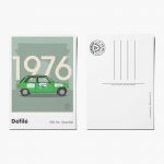 carte postale défilé 1976