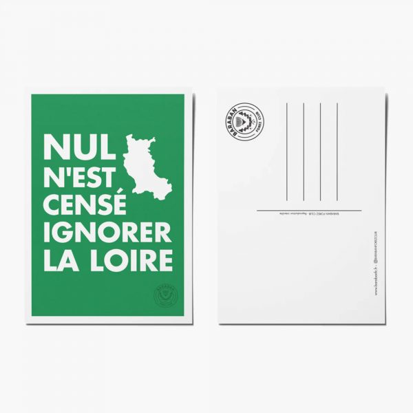 carte postale nul n'est censé ignorer la loire