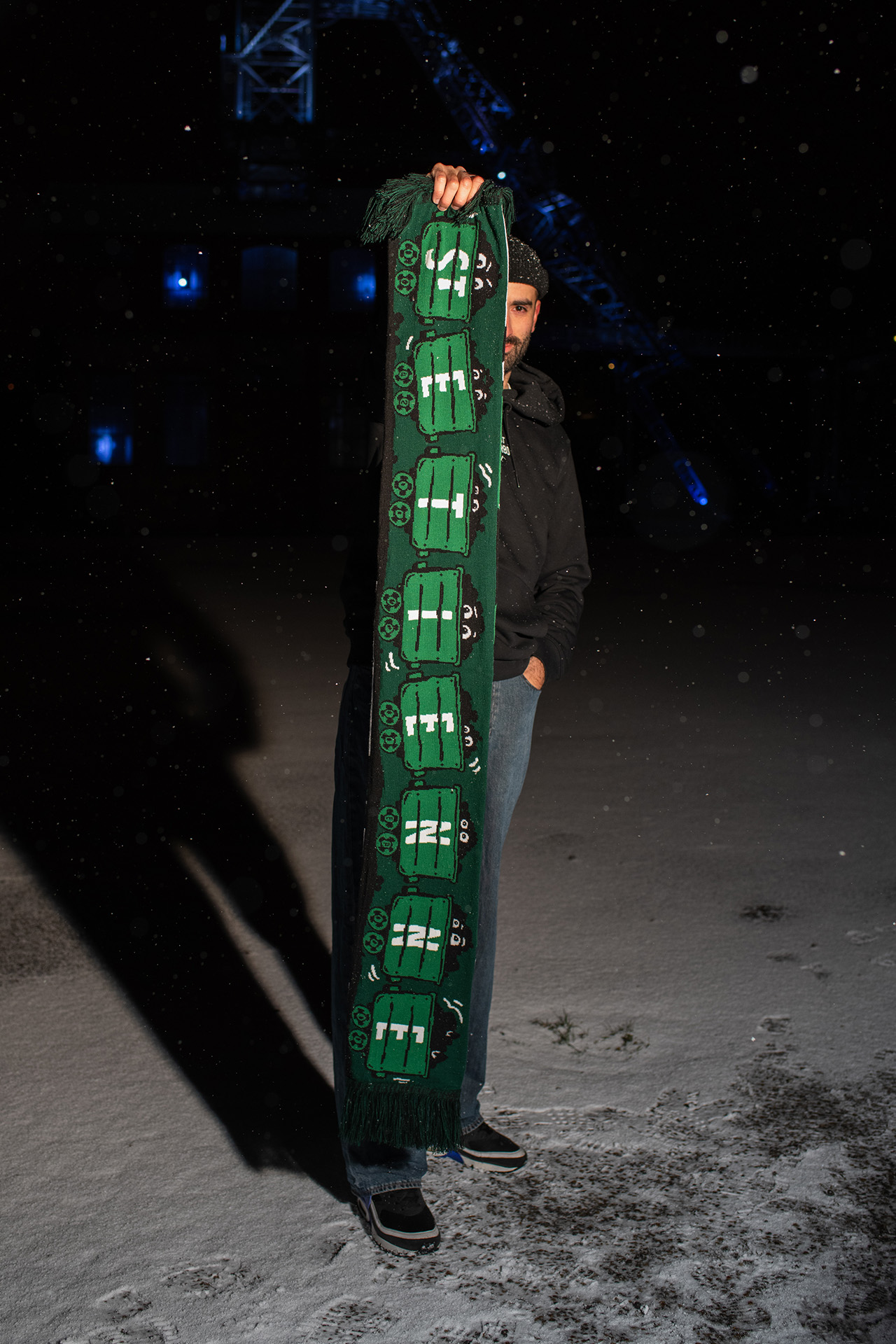 écharpe ella & pitr vert