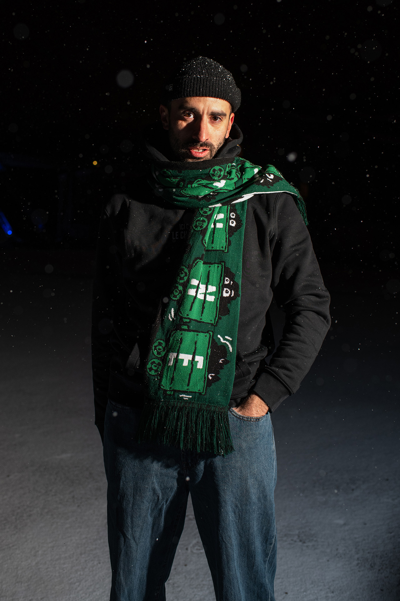 écharpe ella & pitr vert