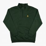 sweat zippé forez sports vert