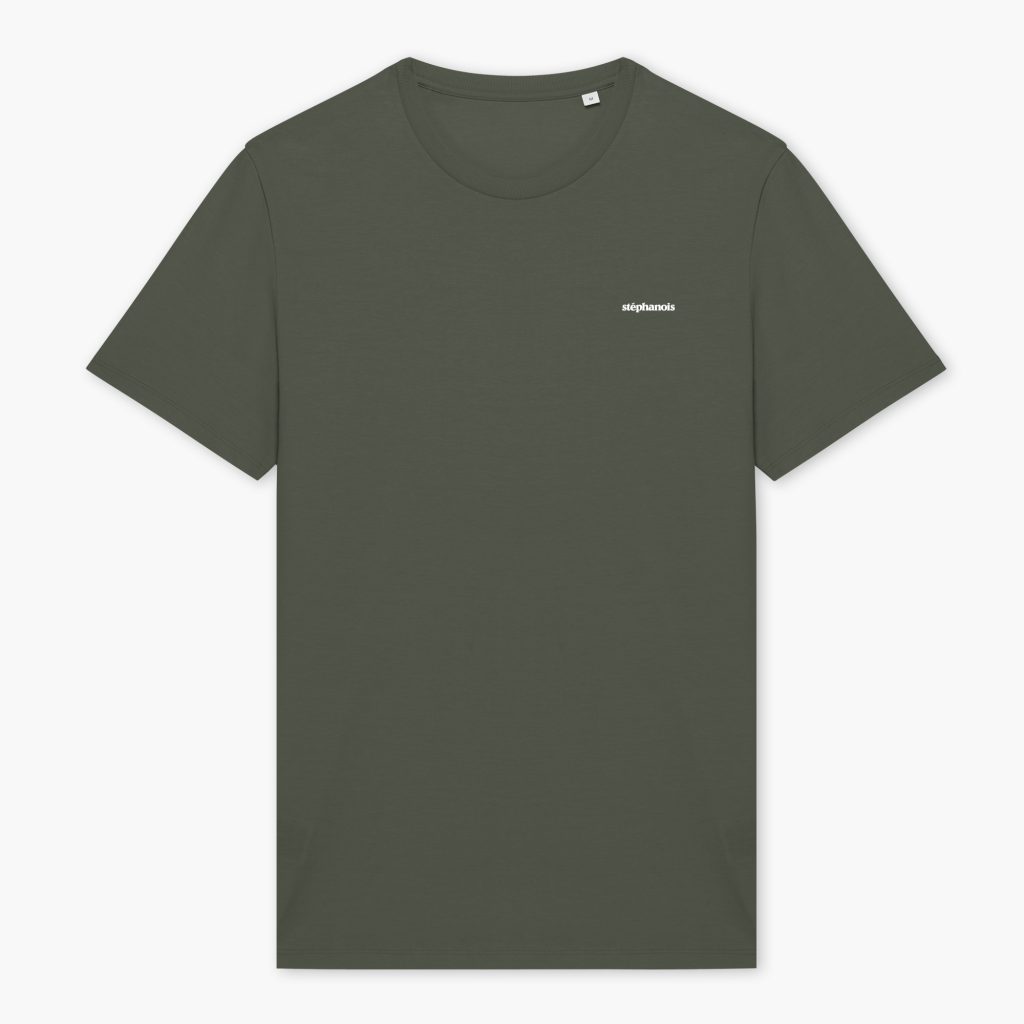 t-shirt stéphanois khaki