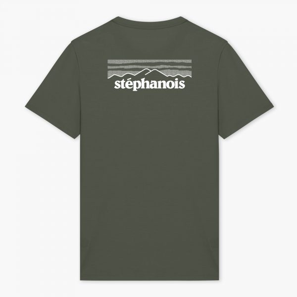 t-shirt stéphanois khaki