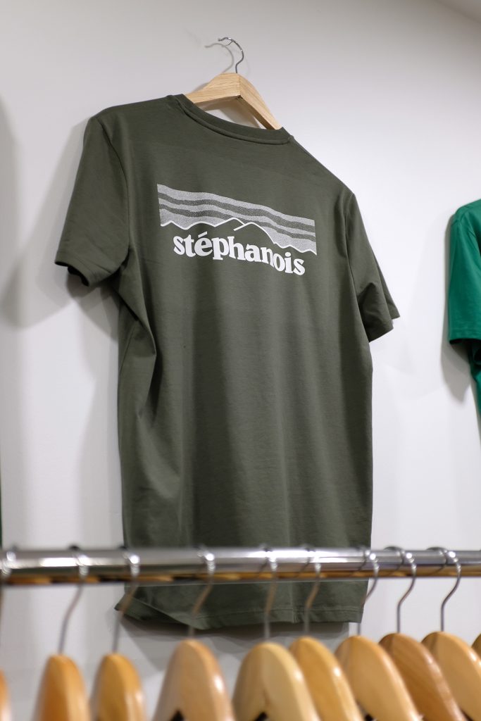 t-shirt stéphanois khaki