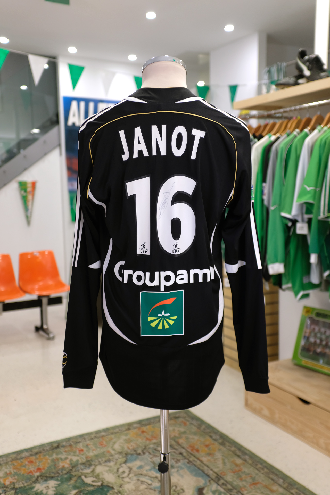maillot asse janot signé