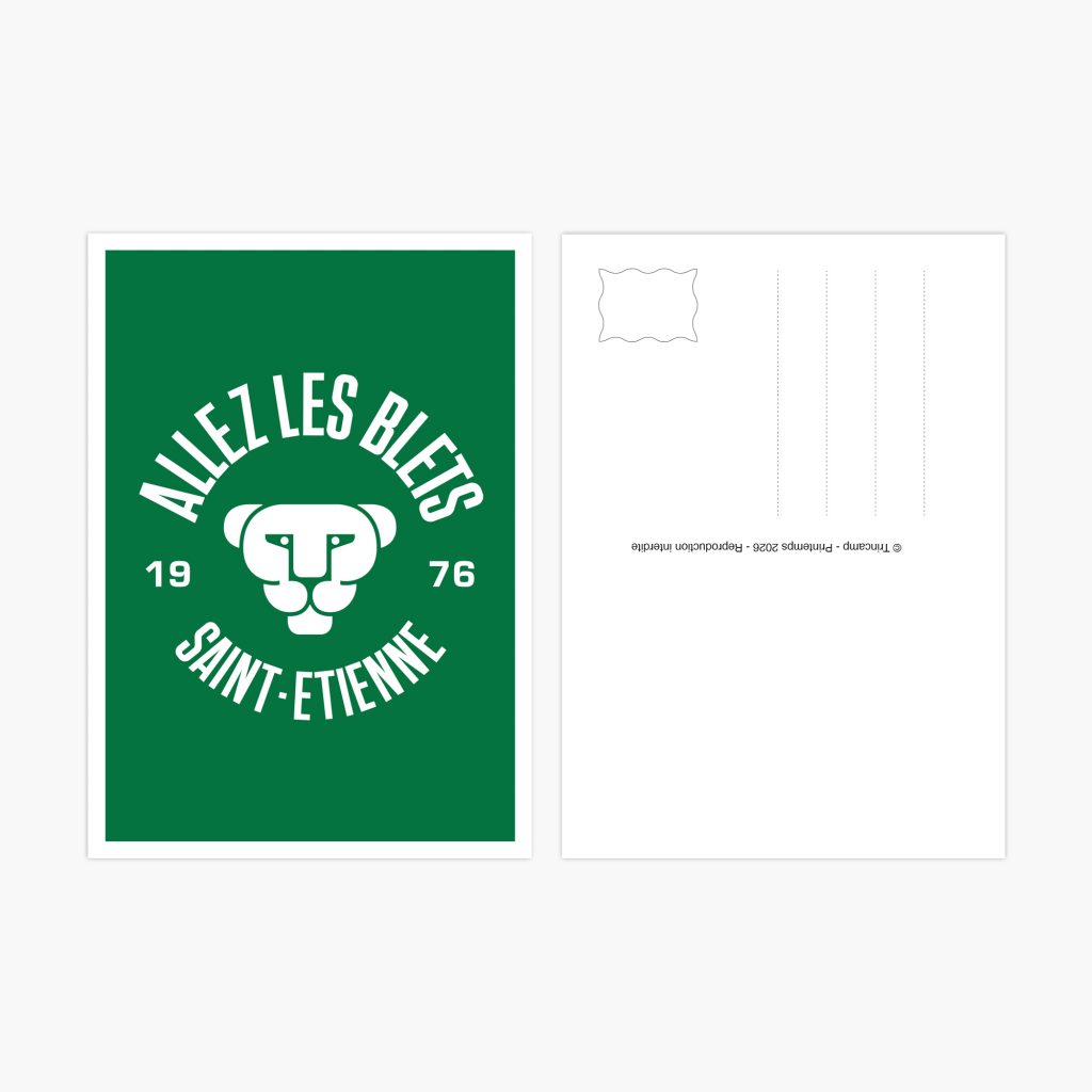 carte postale allez les blets