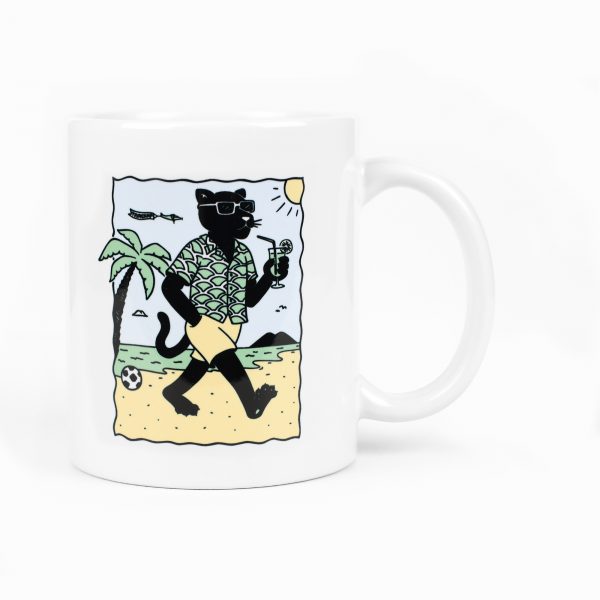 mug panthère sainté beach