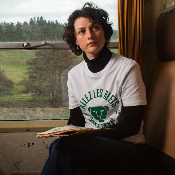 t-shirt allez les blets blanc