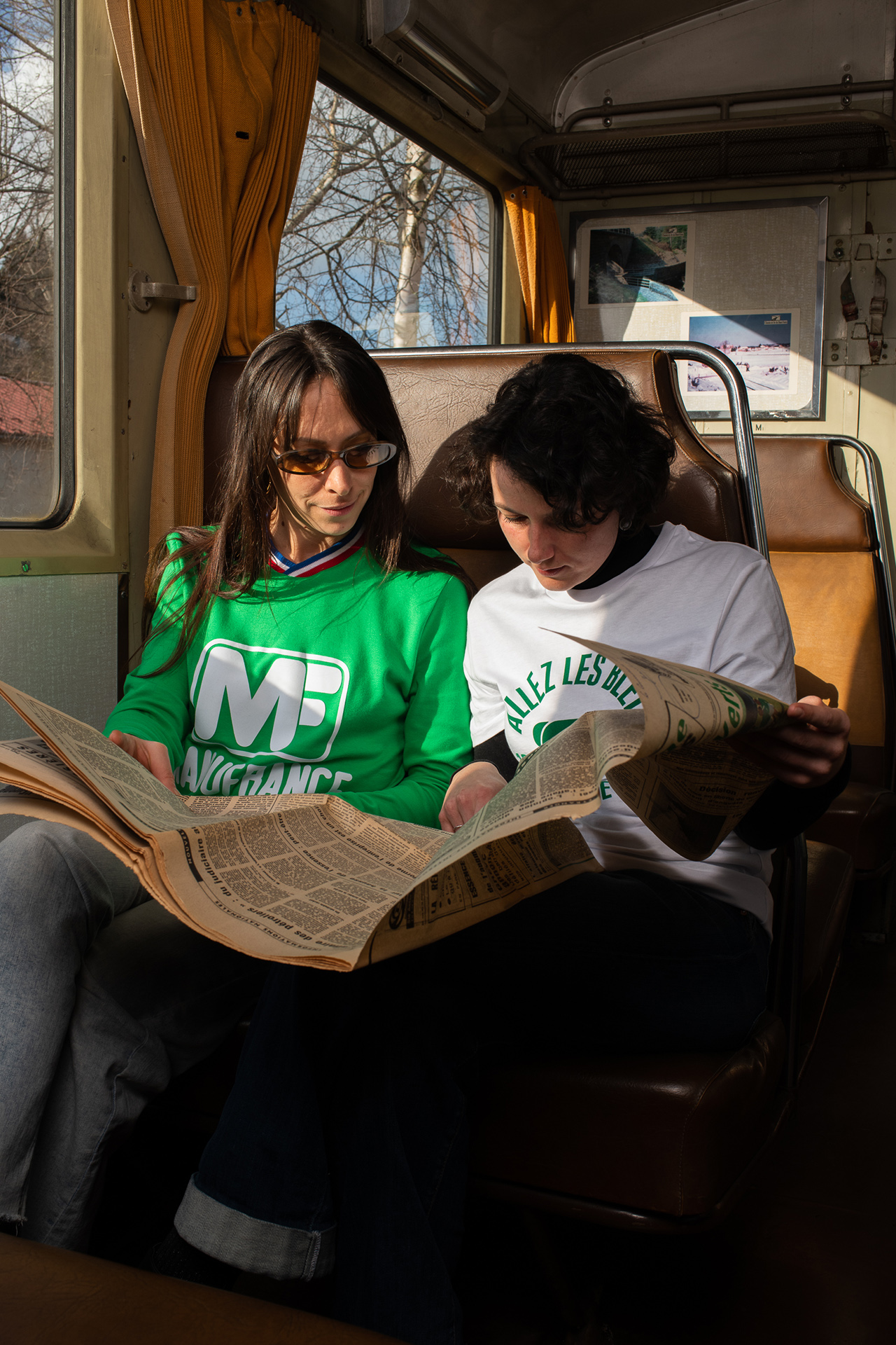 t-shirt allez les blets blanc