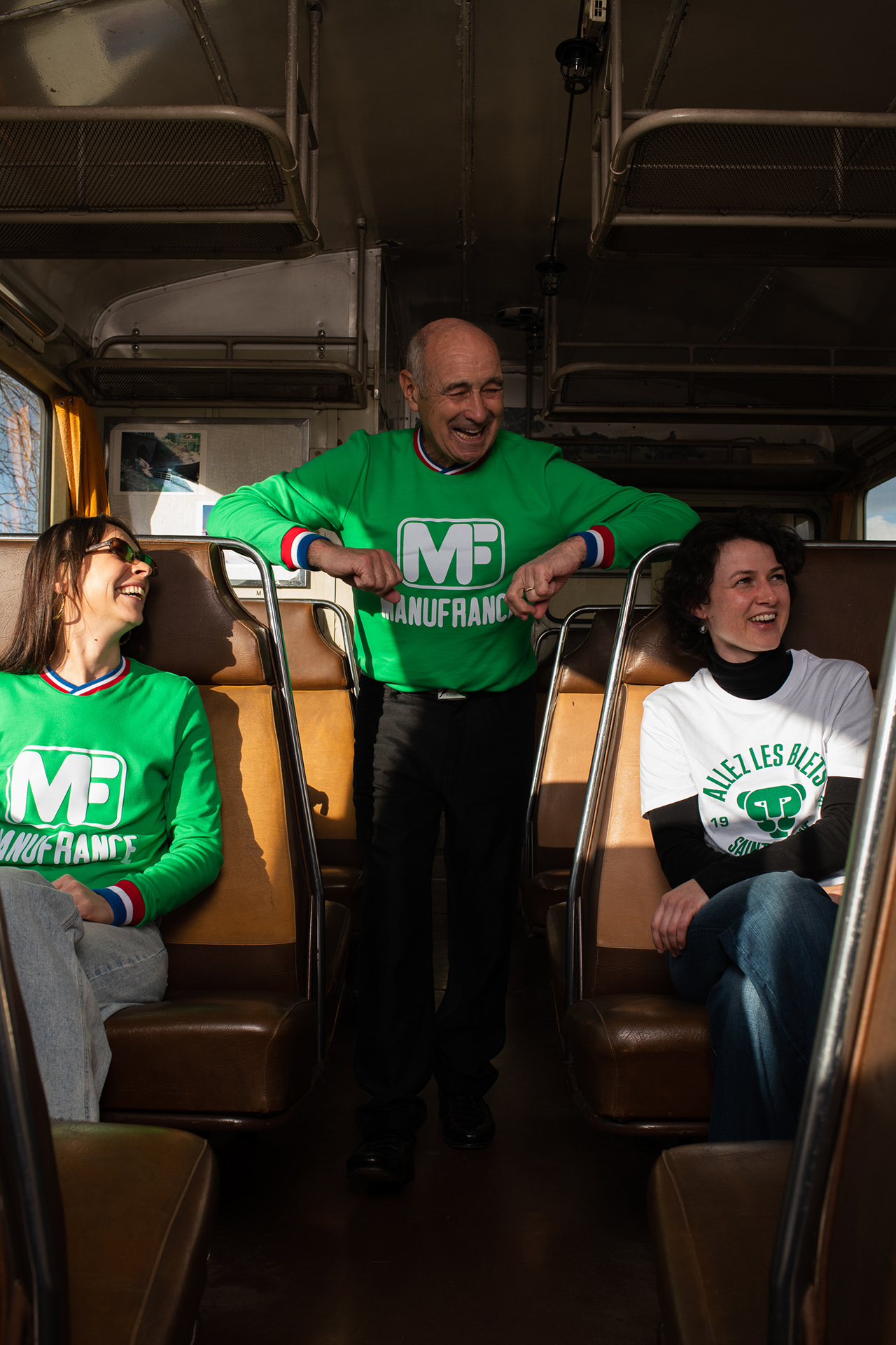 t-shirt allez les blets blanc