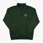 sweat zippé panthère noire