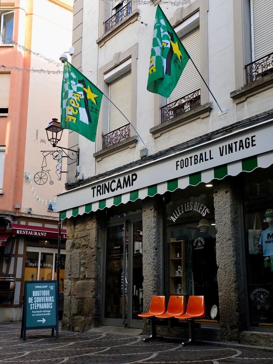 Boutique football vintage saint etienne
