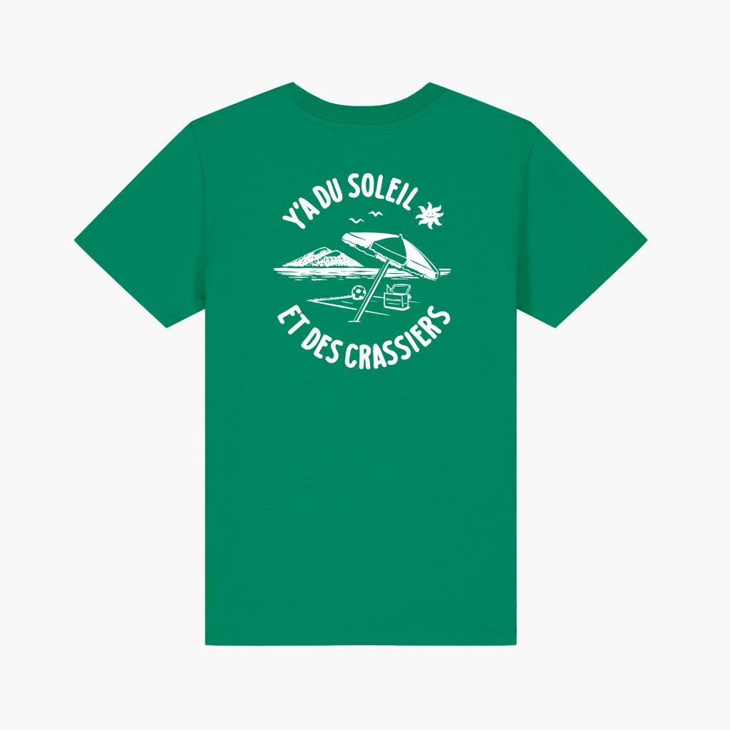 t-shirt sainté beach enfant vert