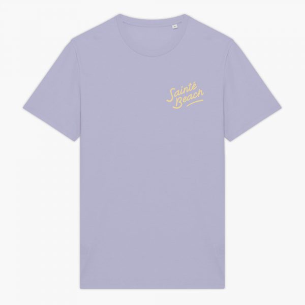 t-shirt sainté beach parme