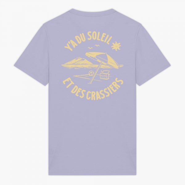 t-shirt sainté beach parme