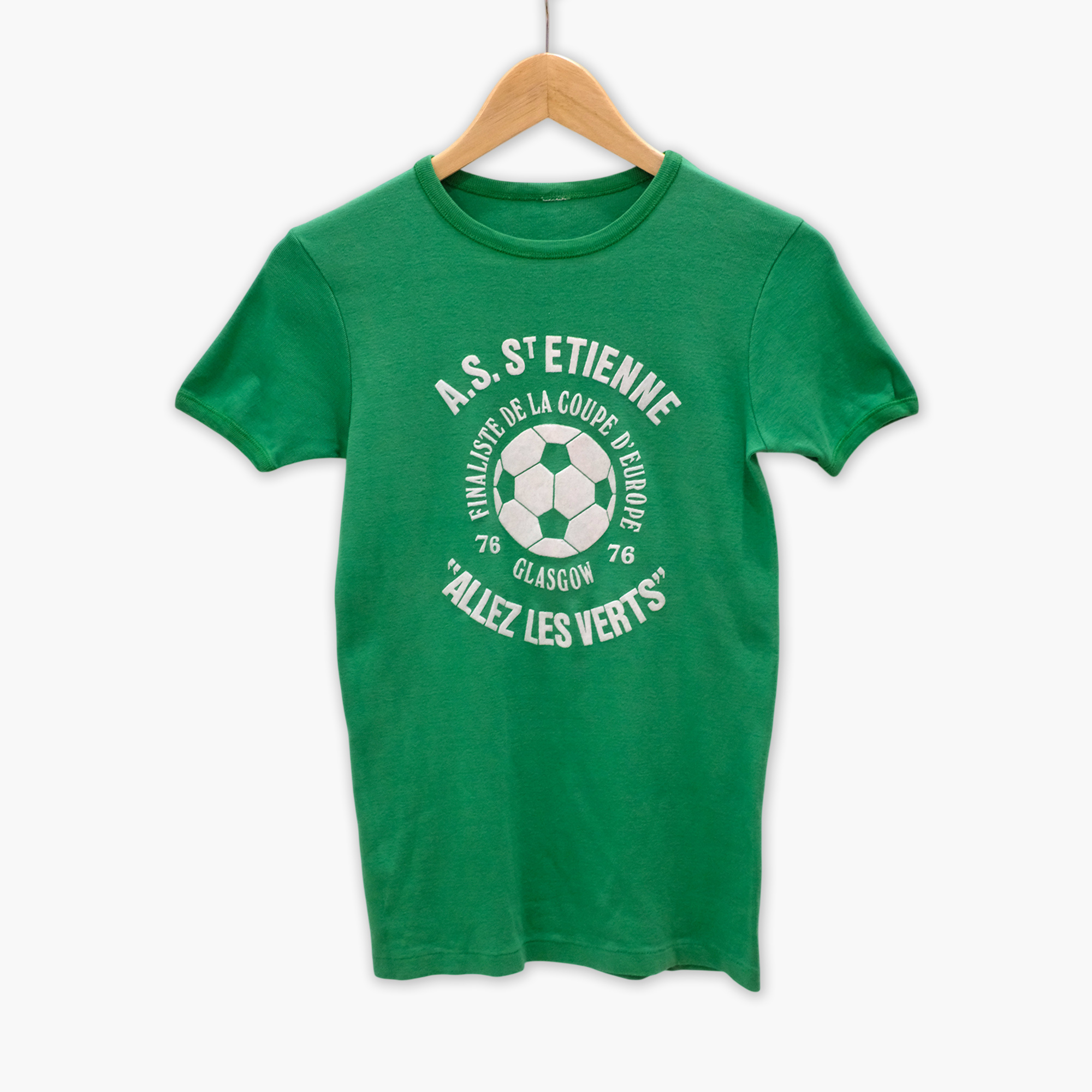 T-shirt ASSE 1976 Finaliste Coupe d'Europe t-shirt ASSE 1976 finaliste