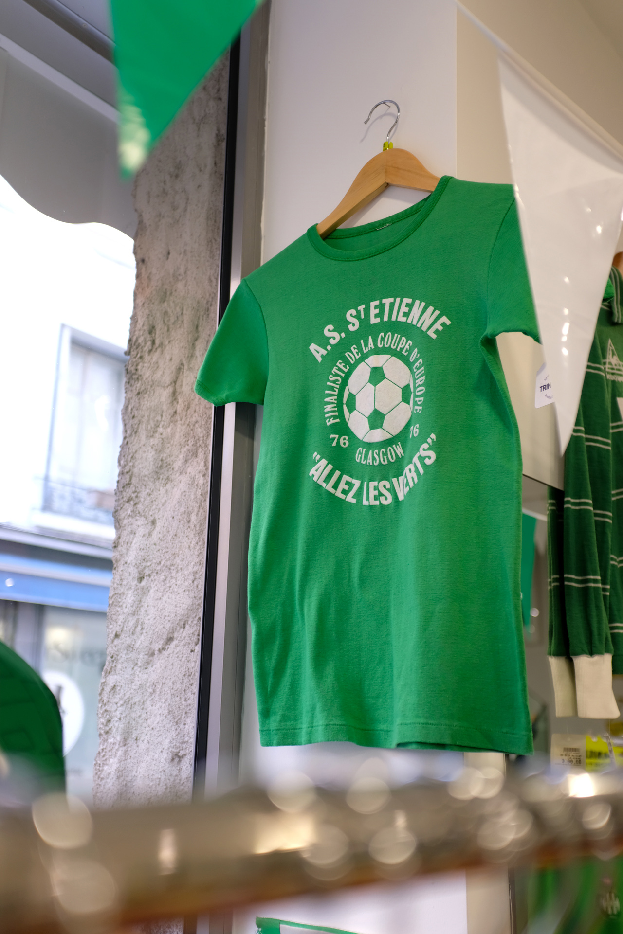 t-shirt ASSE 1976 finaliste