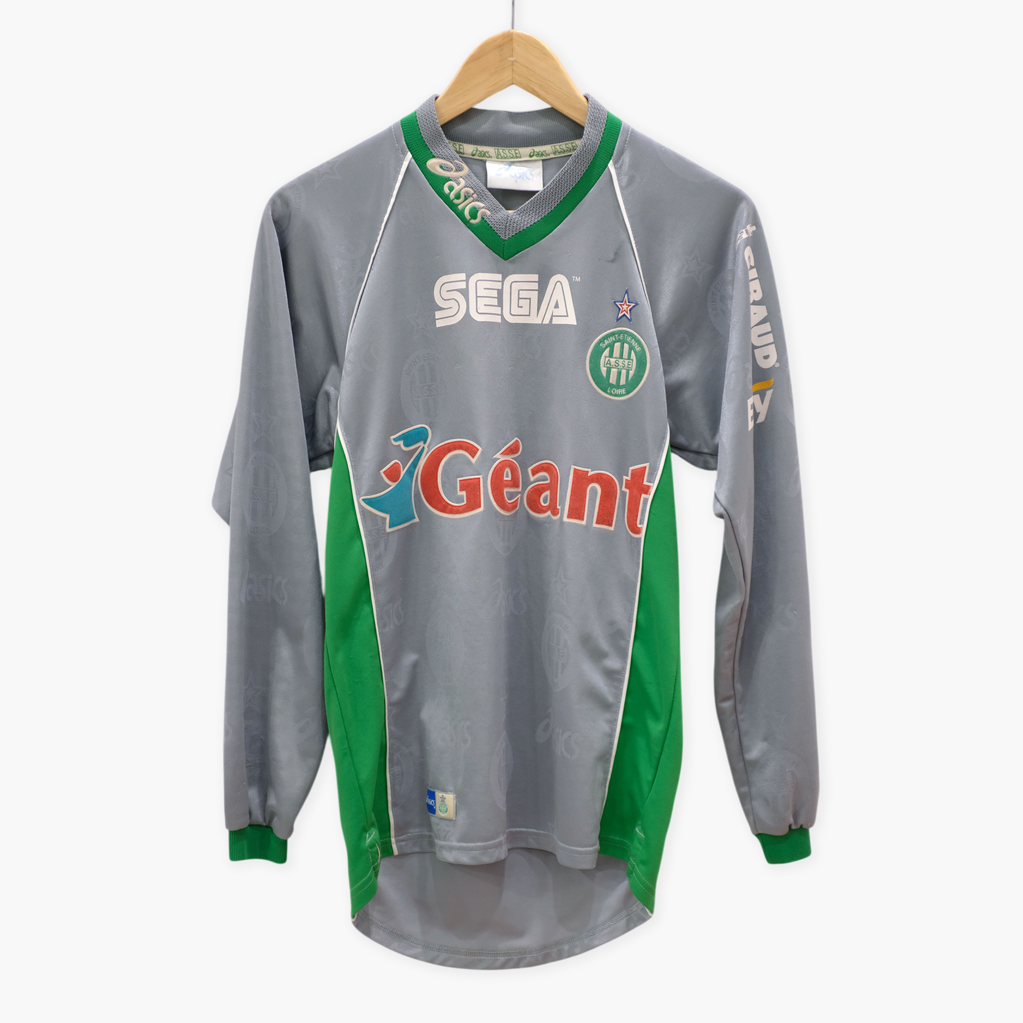 Maillot ASSE 1999/2000 Mettomo - Taille S maillot asse 1999 2000