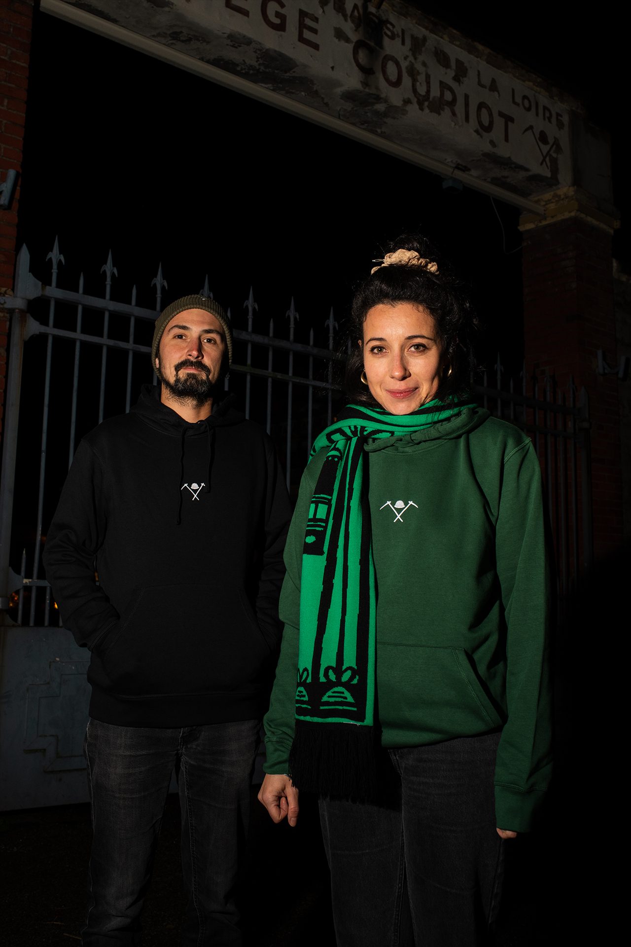 bonnet couriot saint etienne kaki