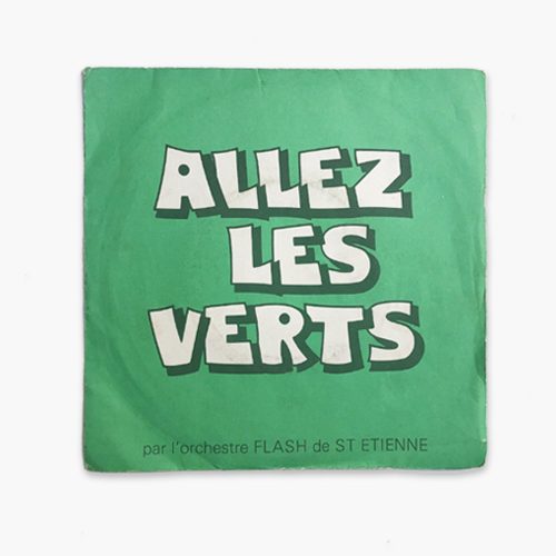 Vinyle ASSE "Allez les verts" par l'orchestre Flash - 1976